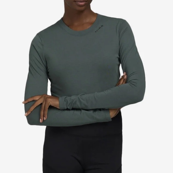 Nike Tops - Nike Dark Green Long Sleeve Top
